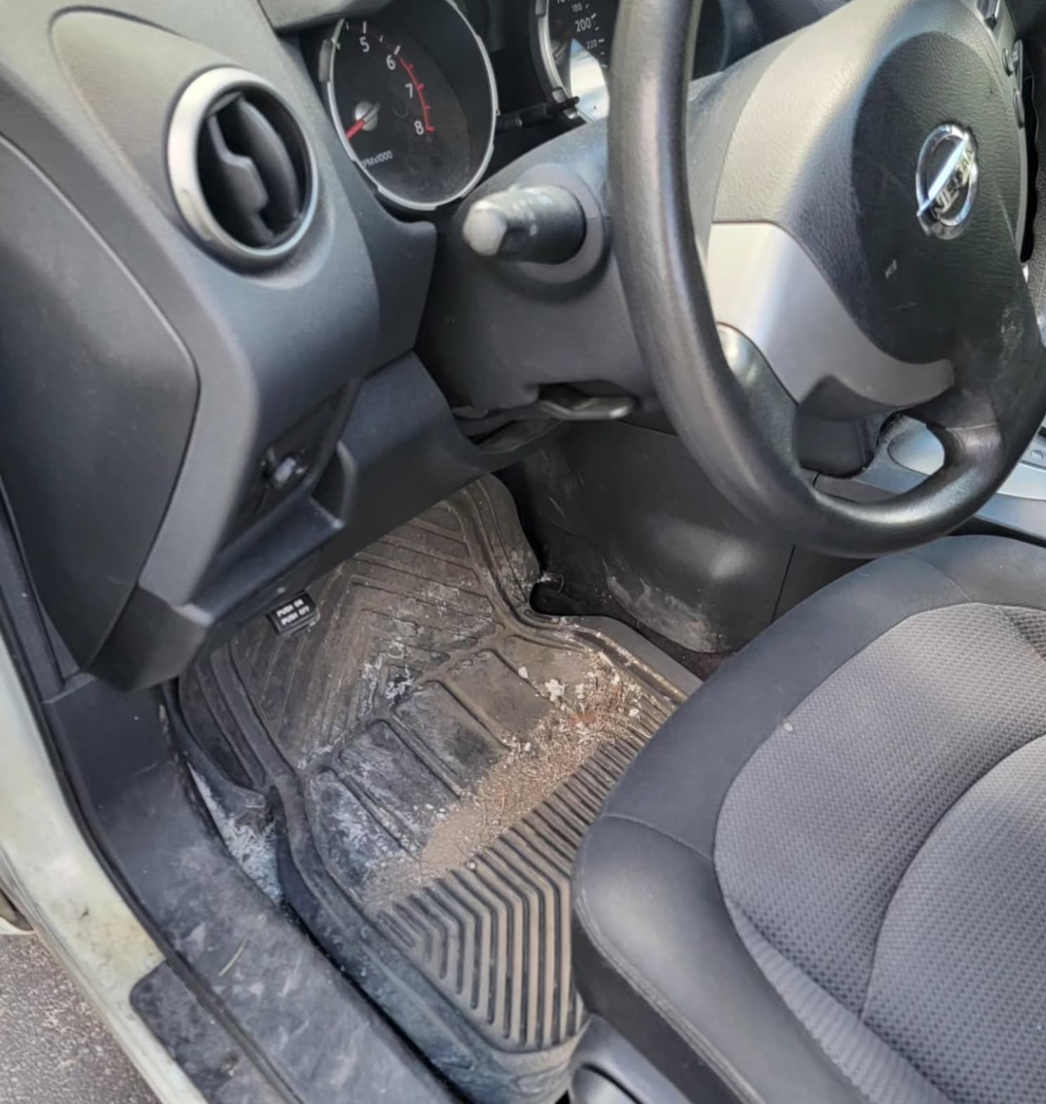 Before interior detailing result
